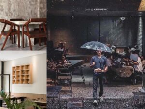 Seragam Konsep Arsitektur Kedai Kopi di Kota Malang