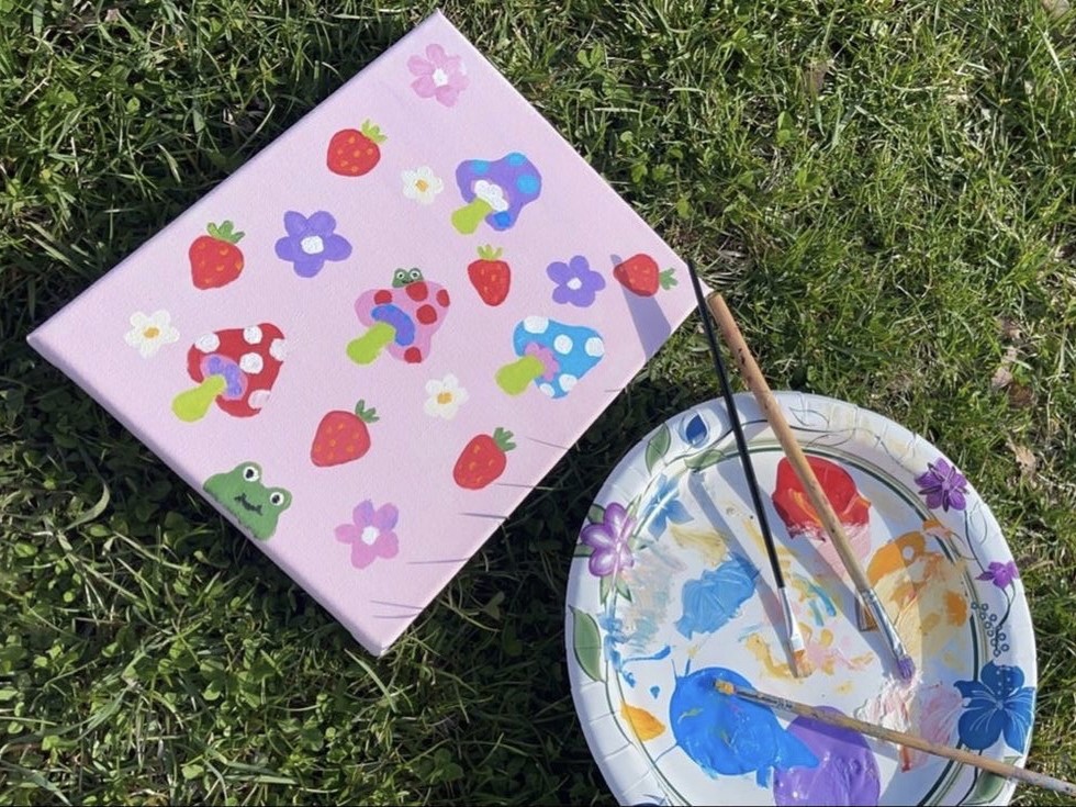Mengenal ragam kanvas untuk seni lukis, sumber pinterest @Sarah H