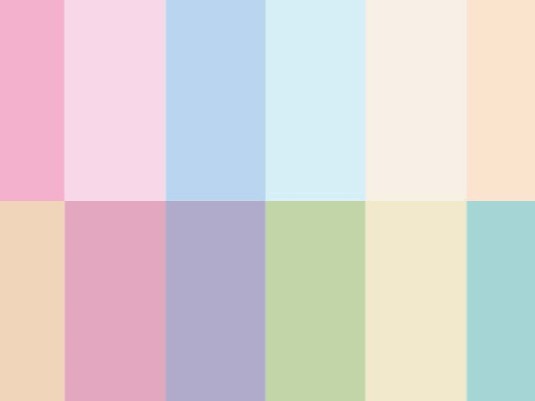 warna pastel desain