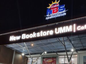 New Bookstore UMM, destinasi lengkap untuk mencari literatur.