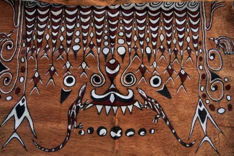 Lukisan Khombow Khas Sentani Papua